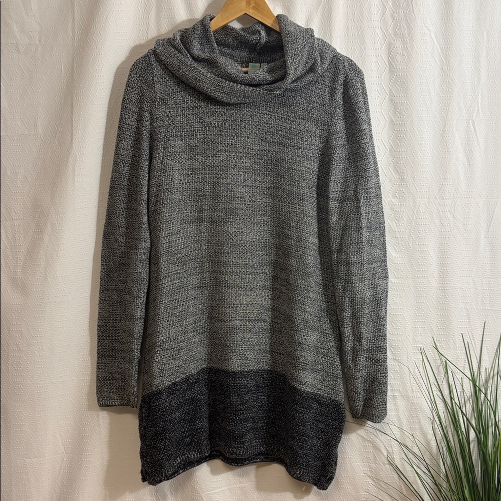 Adventura organic knit cowl neck organic cotton Dress - M